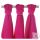 Xkko pelenka bambusz 70x70cm 3db magenta 