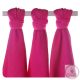 Xkko pelenka bambusz 70x70cm 3db magenta 