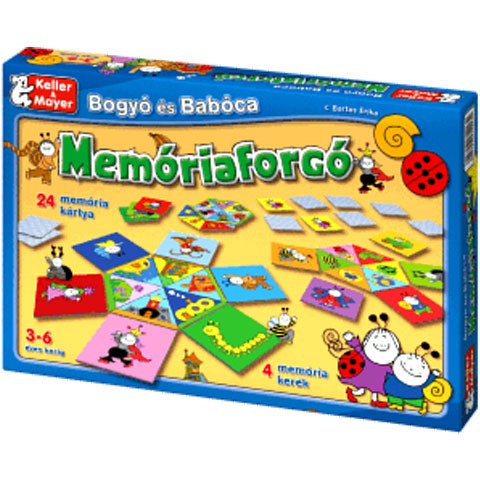 Bogyó és Babóca Társasjáték Memóriaforgó