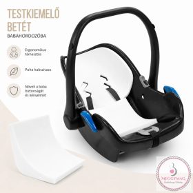   Testkiemelő betét babahordozóba – újszülött – univerzális FEHÉR! 