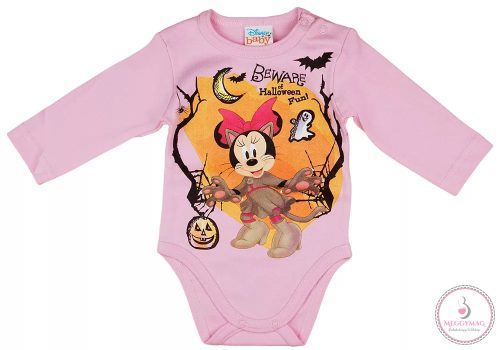 Disney Minnie halloween hosszú ujjú baba body, 74-es