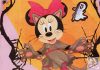 Disney Minnie halloween hosszú ujjú baba body, 74-es