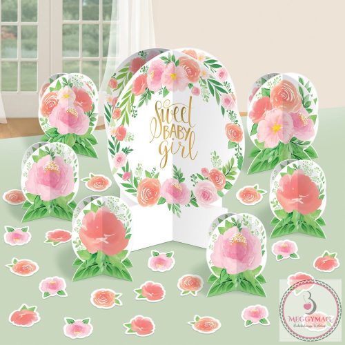 Floral Baby asztali dekoráció szett
