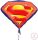Superman Logo fólia lufi 66 cm