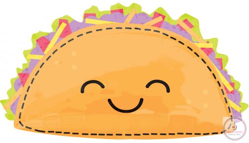 Taco Smile fólia lufi 83 cm