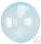 Áttetsző Crystal Gömb Blue Fólia lufi 45 cm
