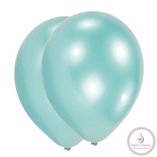 Kék Pearl Caribbean léggömb, lufi 25 db-os 11 inch (27,5 cm)