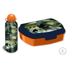   Jurassic World Dominion szendvicsdoboz + alumínium kulacs szett