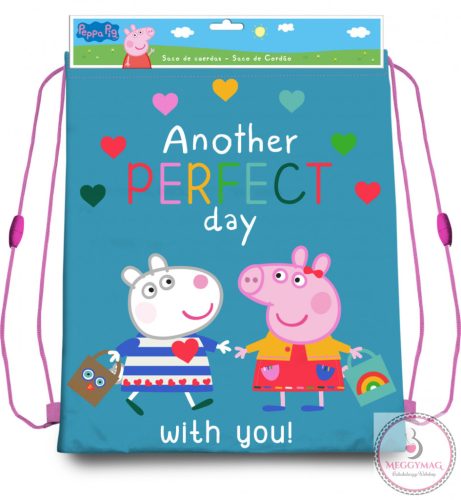 Peppa malac Perfect Day sporttáska tornazsák 40 cm