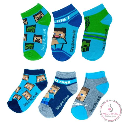 Minecraft Crafty Feet gyerek titokzokni 23-38