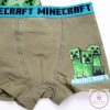 Minecraft Green Mob gyerek boxeralsó 2 darab/csomag 6 - 12 év / 116 - 152 cm