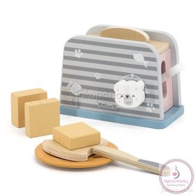 Fa játék kenyérpirító tartozékokkal 