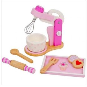Fa játék mixer tartozékokkal (rózsaszín) 