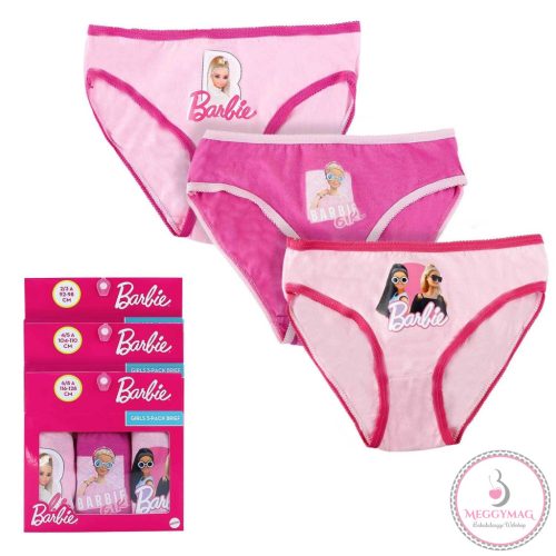 Barbie Summer gyerek fehérnemű, bugyi 3 darab/csomag 2 - 8 év / 92 - 128 cm