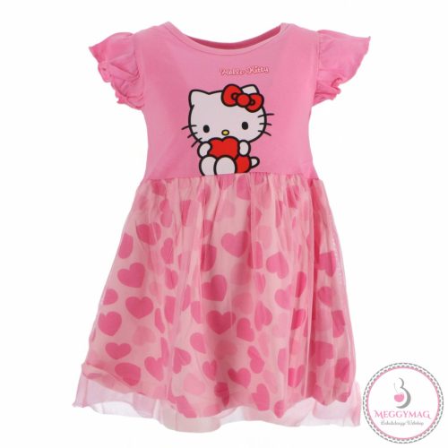 Hello Kitty Heart gyerek nyári ruha 2 - 6 év / 92 - 116 cm