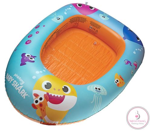 Baby Shark Adventure felfújható csónak 102x69 cm