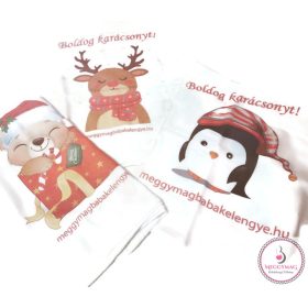 Mintás textil pelenka  - Boldog karácsonyt! 