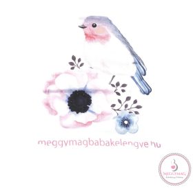 Mintás textil pelenka  - madárka 