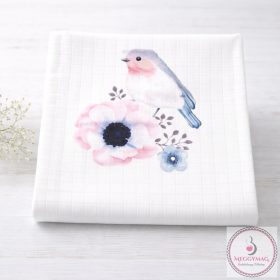 Mintás textil pelenka  - madárka 