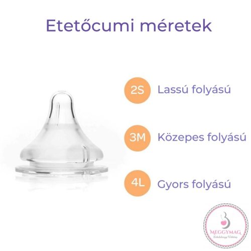 Lansinoh gyors folyású etetőcumi (2 db)