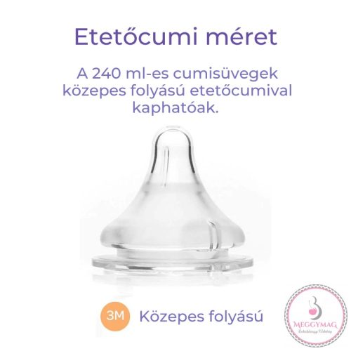 Lansinoh cumisüveg dupla (240 ml-es)