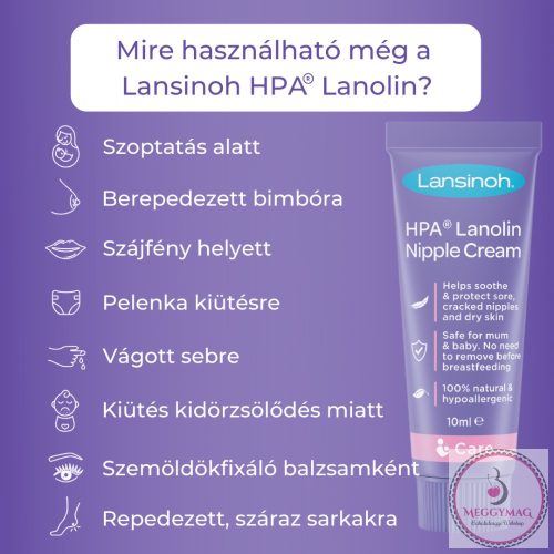 Lansinoh bimbóvédő krém HPA Lanolin 10ml
