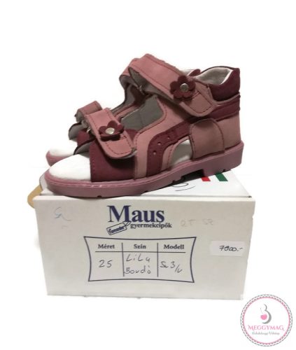 MAUS szupinált szandál, 2 tépőzárral (Méret 25) UTOLSÓ DARAB! 