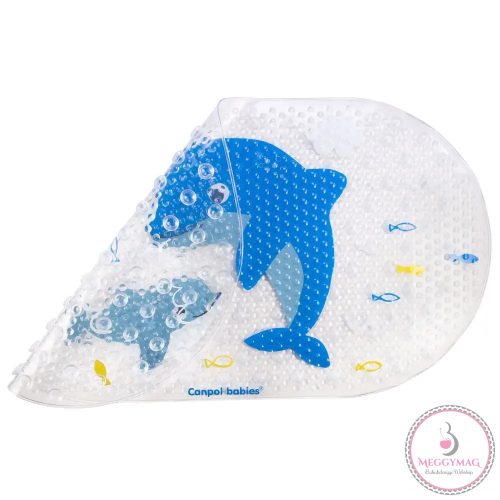 Canpol babies csúszásgátló - csúszásmentes alátét a kádba, LOVE&SEA blue