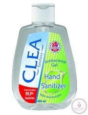 Clea antibakteriális kézfertőtlenitő gél, 400 ml KIÁRUSÍTÁS A KÉSZLET EREJÉIG! UTOLSÓ DARABOK 