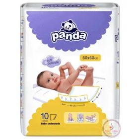Panda eldobható pelenkázó alátét 60x60cm 10db
