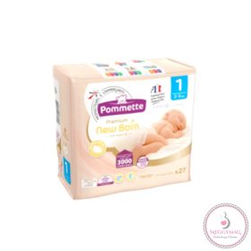   Pommette prémium francia vasalt pelenka - 1 micro (2-5 kg), 27 db