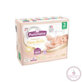   Pommette prémium francia vasalt pelenka - 2 mini (3-6 kg), 35 db