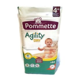   Pommette prémium francia vasalt pelenka - 4+ maxi plusz (9-20 kg)