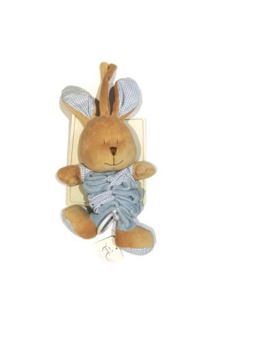 Baby bruin plüss zenélős harmonika nyuszi kék
