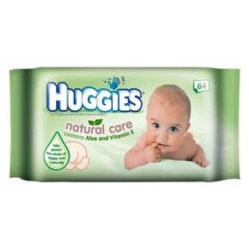 Törlőkendő, Huggies natural care, aloe verával