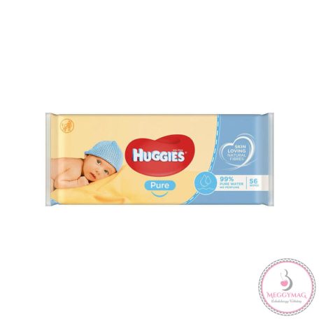 Törlőkendő, Huggies pure 99%-a víz!