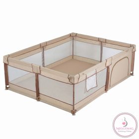   GameZone Basic járóka 150x200 lecippzározható oldal, sarokvédő egyszínű BÉZS