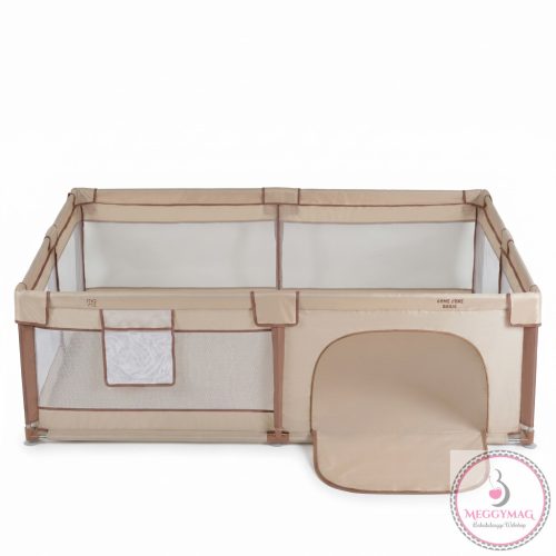 GameZone Basic járóka 150x200 lecippzározható oldal, sarokvédő egyszínű BÉZS