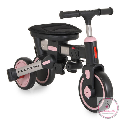 FLEXTON tricikli 6in1 futóbiciklivé alakítható PINK