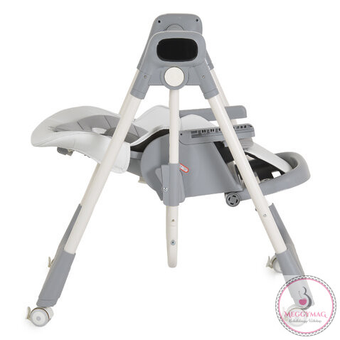 FUJI etetőszék és hinta 2in1 prémium huzattal SZÜRKE