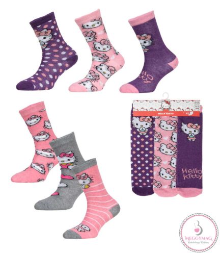 Hello Kitty gyerek zokni 23-34