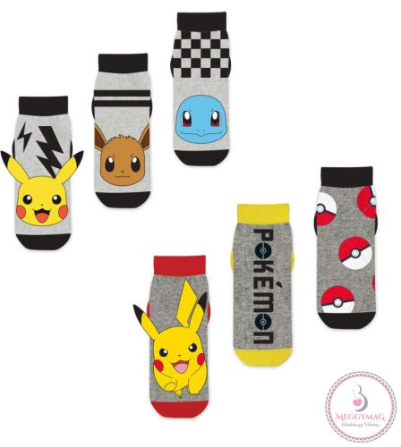 Pokémon Pika-Eevee-Squirtle gyerek titokzokni 23-34