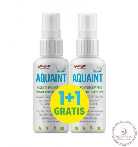 Aquaint természetes fertőtlenítő folyadék 50 ml + 50 ml AJÁNDÉK! 