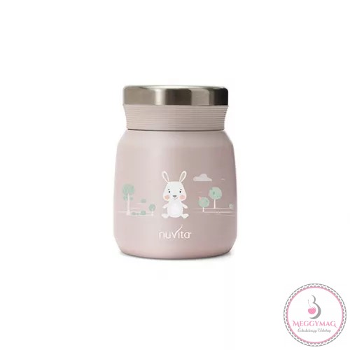 Nuvita ételtároló termosz 300ml - light pink 4471