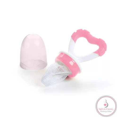 Nuvita etetőháló és rágóka - Cool pink