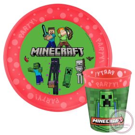 Minecraft Party micro prémium műanyag szett