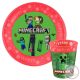 Minecraft Party micro prémium műanyag szett