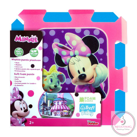 Minnie egér szivacs puzzle játszószőnyeg 