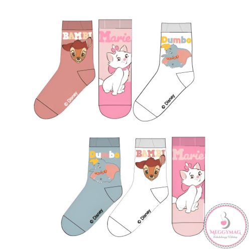Disney Classics Cute gyerek zokni 23-34