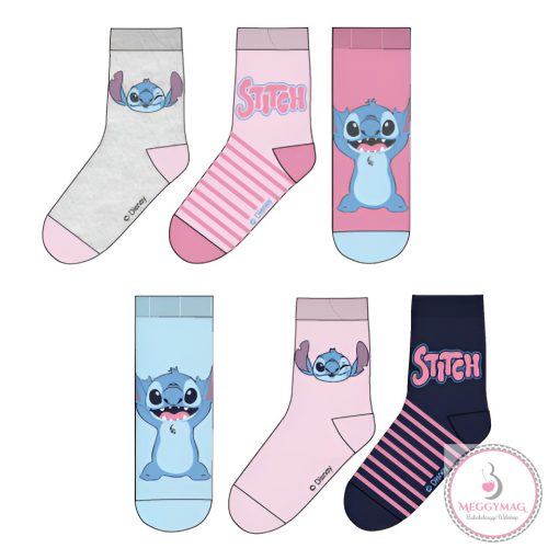 Disney Lilo és Stitch, A csillagkutya Happy gyerek zokni 23-34